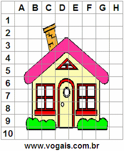 Imagem Quadriculada Com Sete Erros Casa Amarela