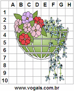 Imagem Quadriculada Com Sete Erros Flores