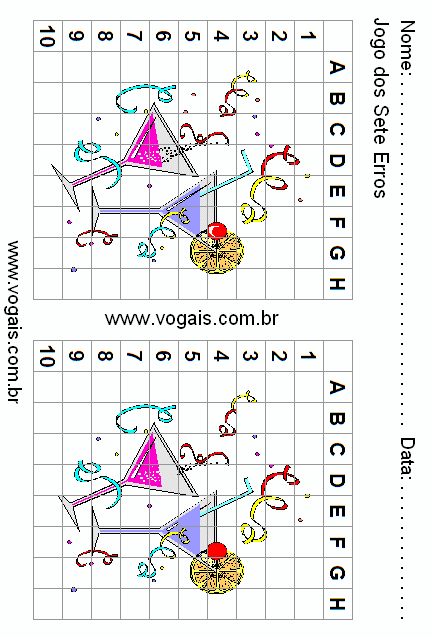 Passatempos - Jogo dos 7 erros - Mar do Conhecimento